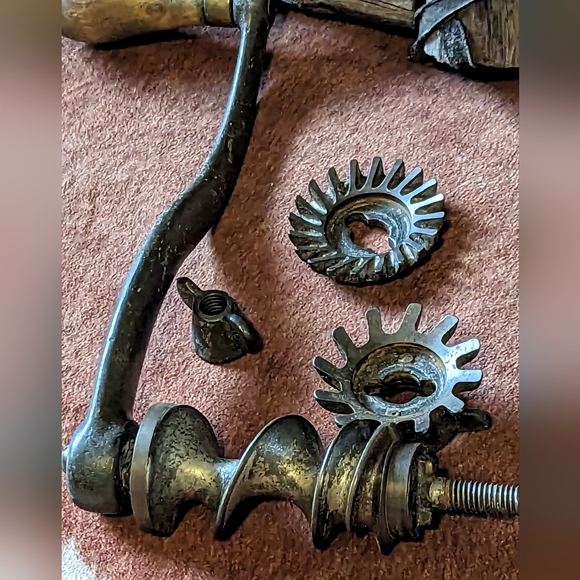 Antique 1899 L F & C New Britain CT Cast Iron Food Chopper Universal 1 - Picture 6 of 13